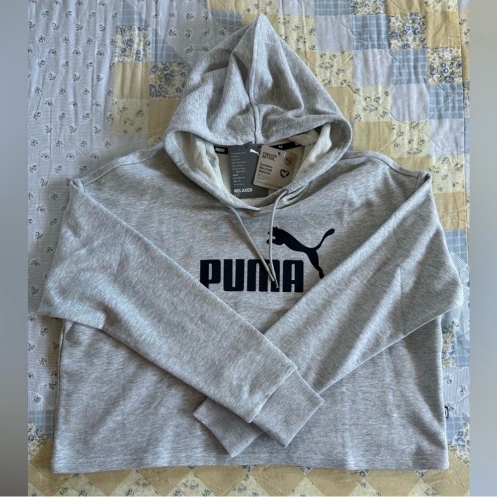 Puma Cropped Hoodie